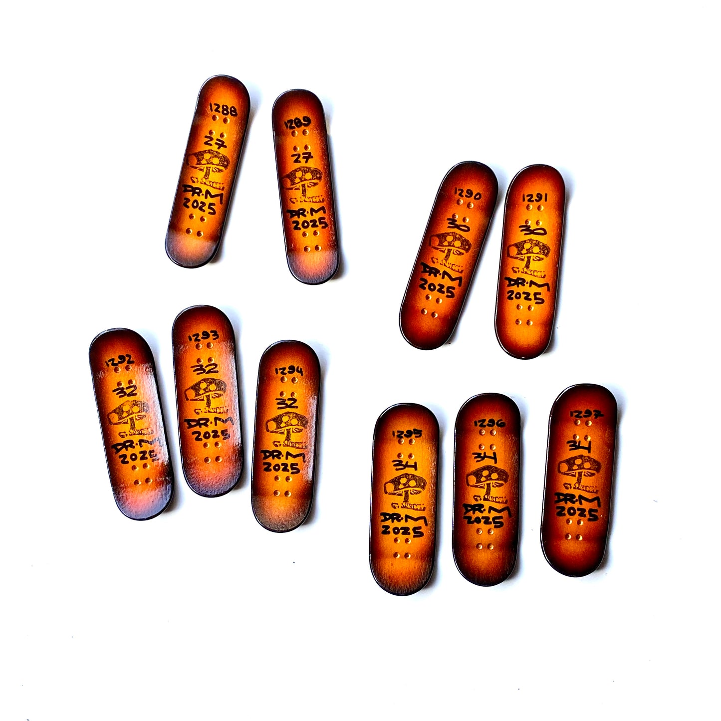 Dr.M’s airbrushed decks