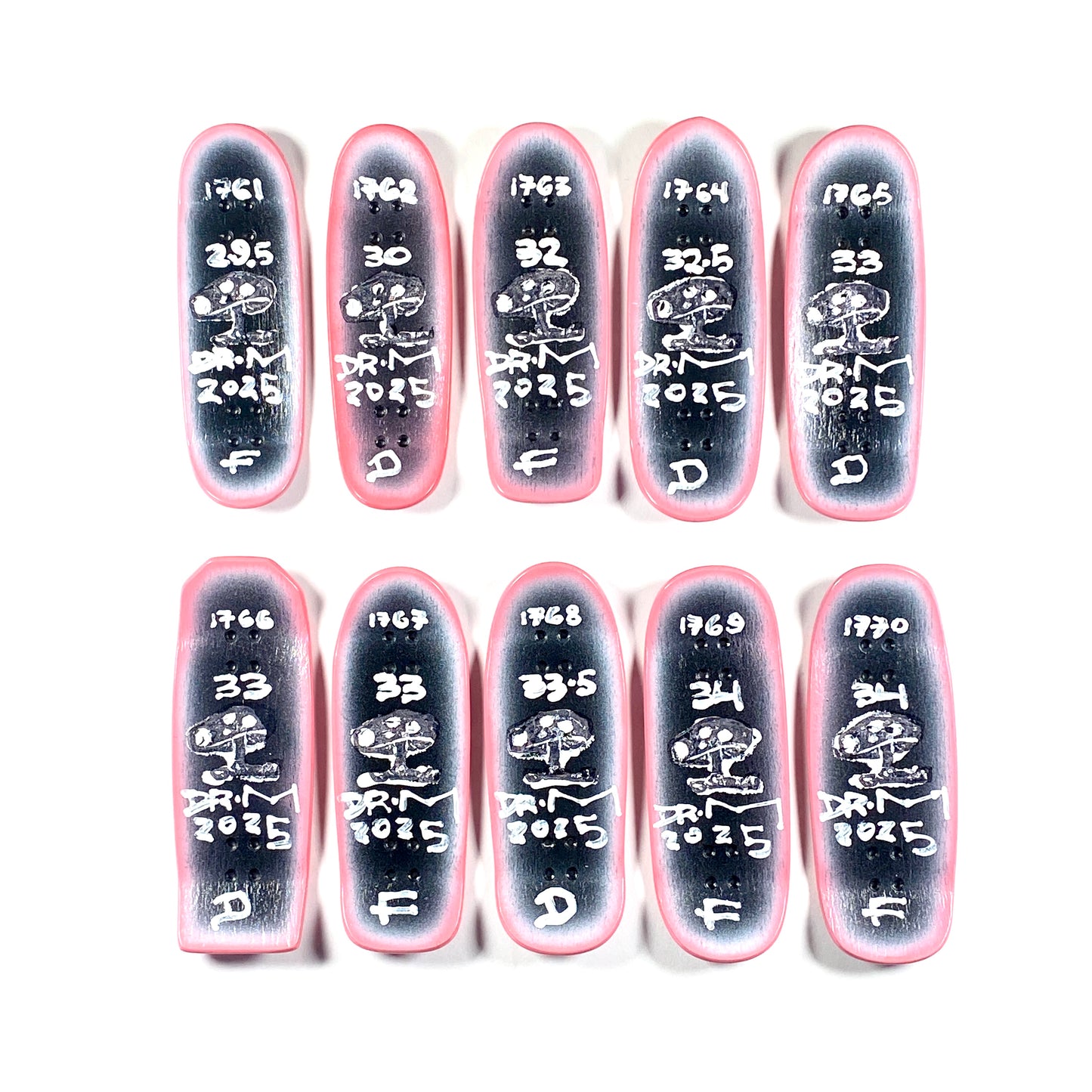 Dr.M’s airbrushed decks