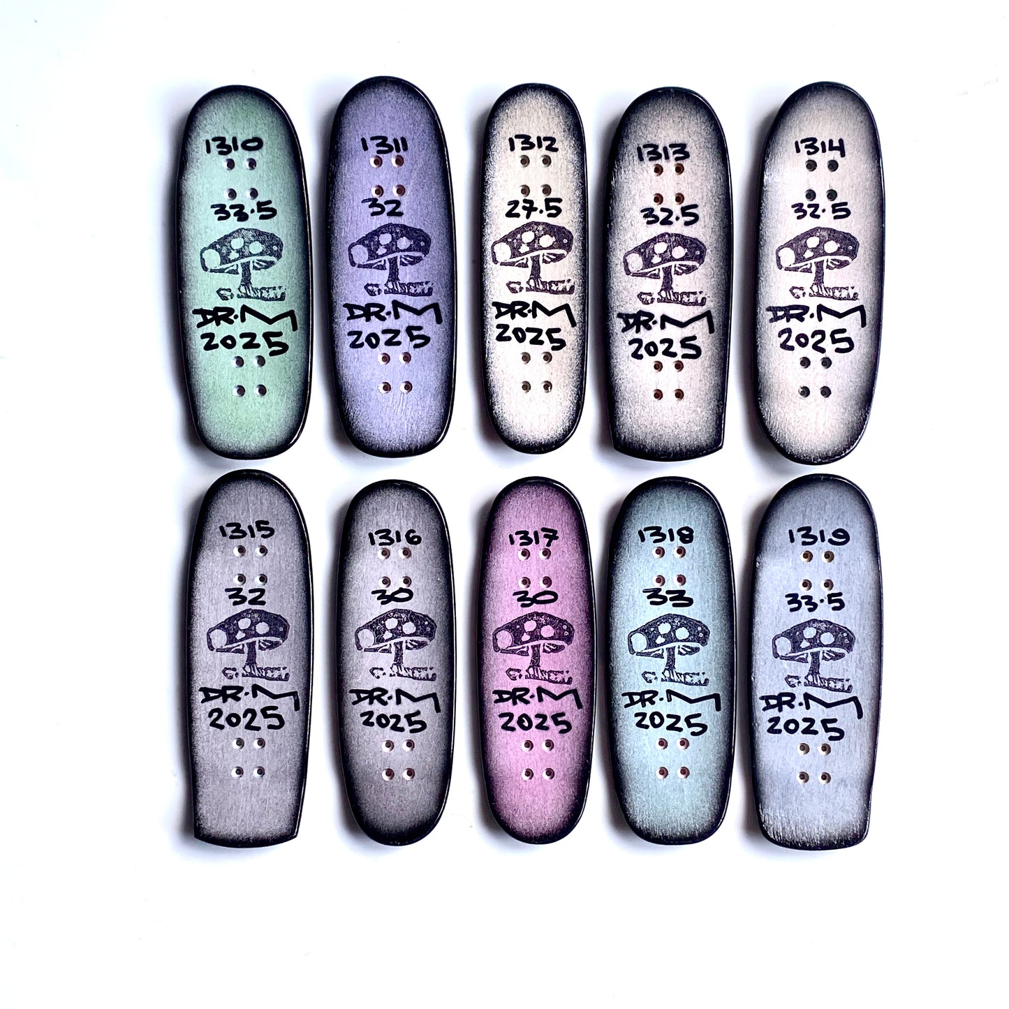 Dr.M’s airbrushed decks