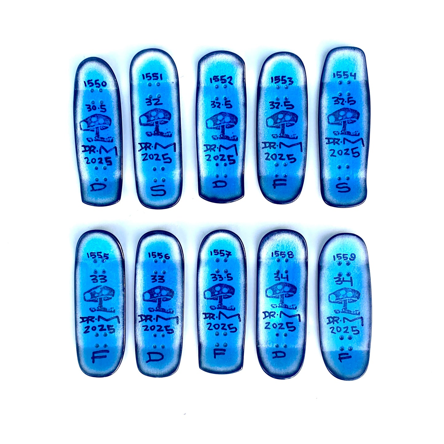 Dr.M’s airbrushed decks