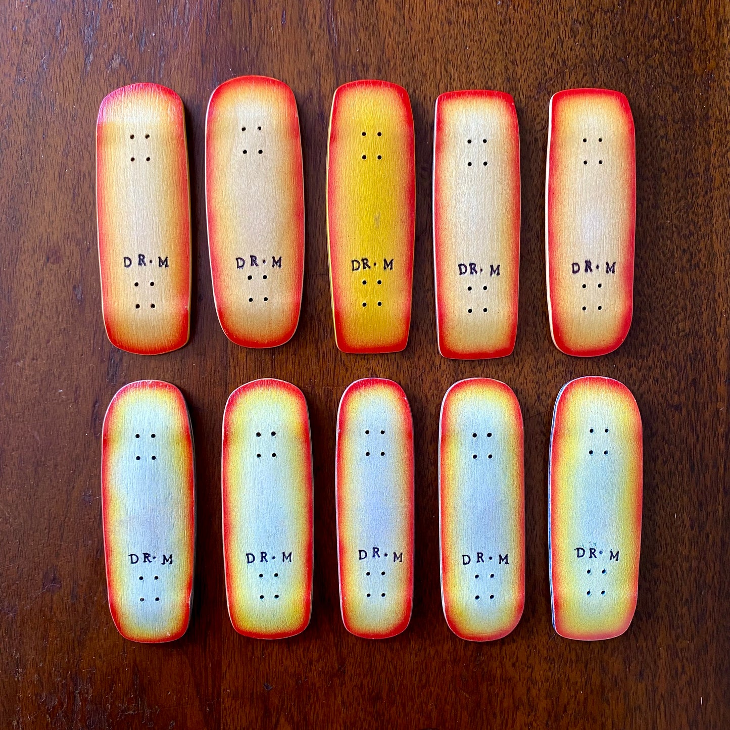 Dr.M's airbrushed Yellow/Red