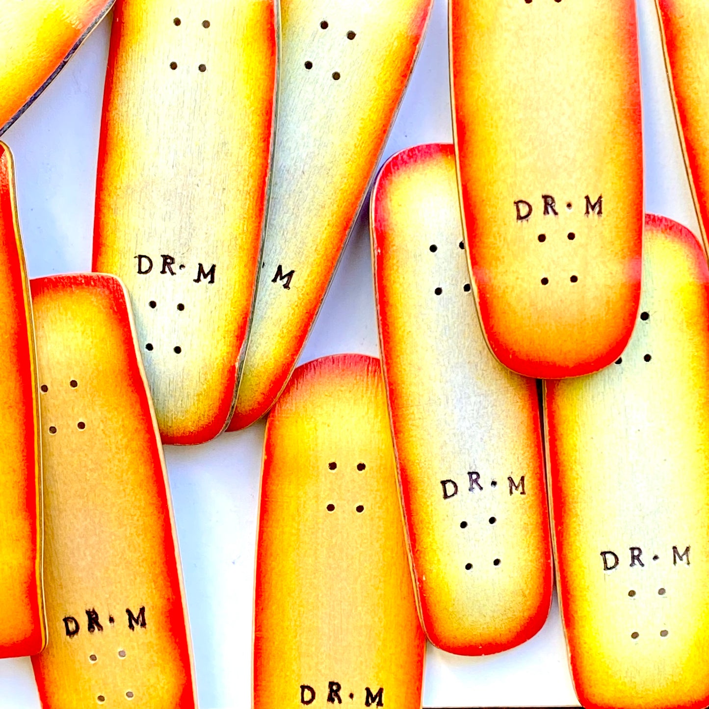 Dr.M's airbrushed Yellow/Red