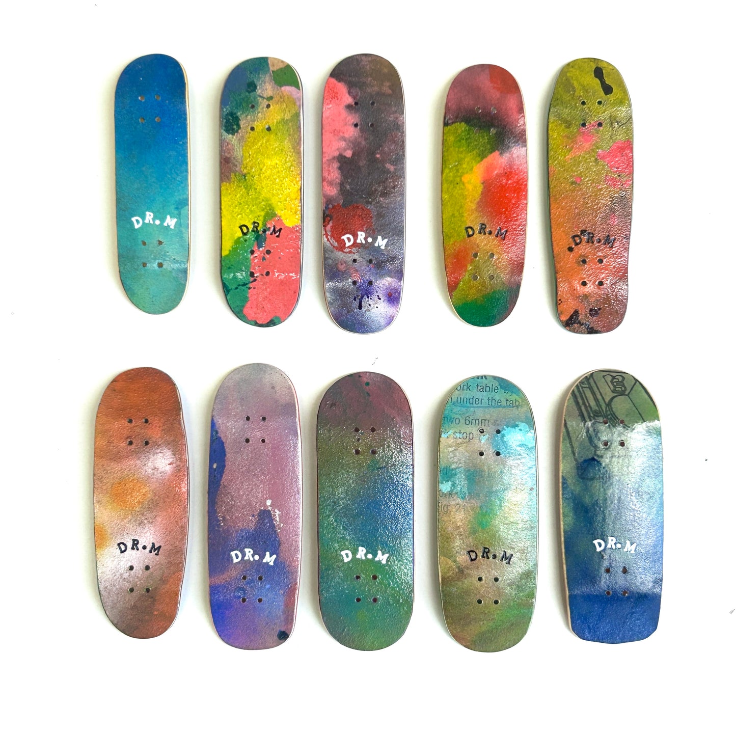 Dr.M’s airbrushed paper graphics