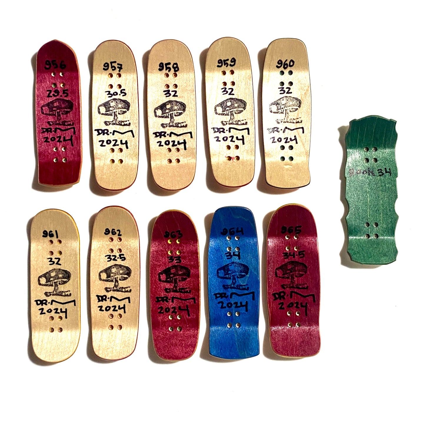 Dr.M’s airbrushed decks