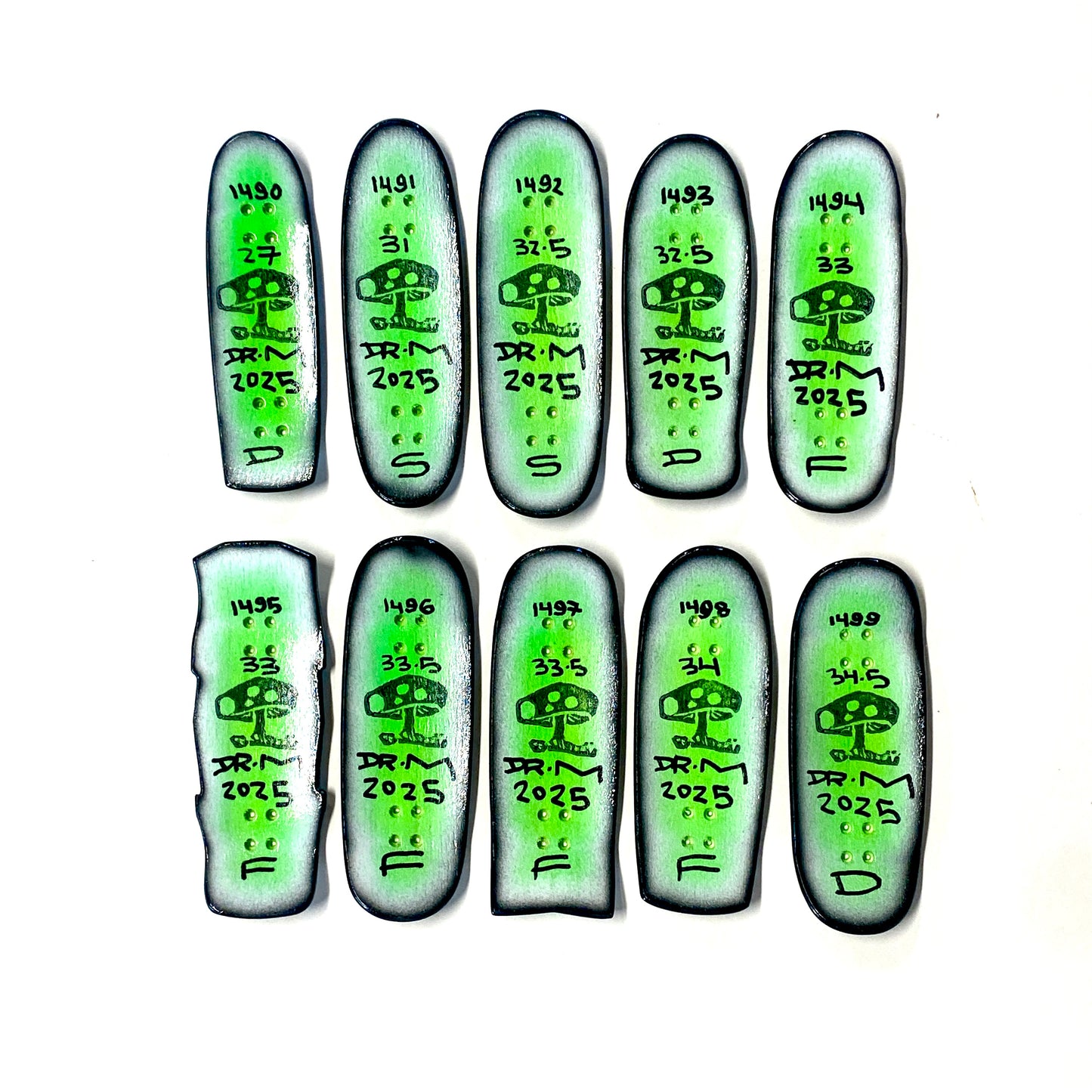 Dr.M’s airbrushed decks