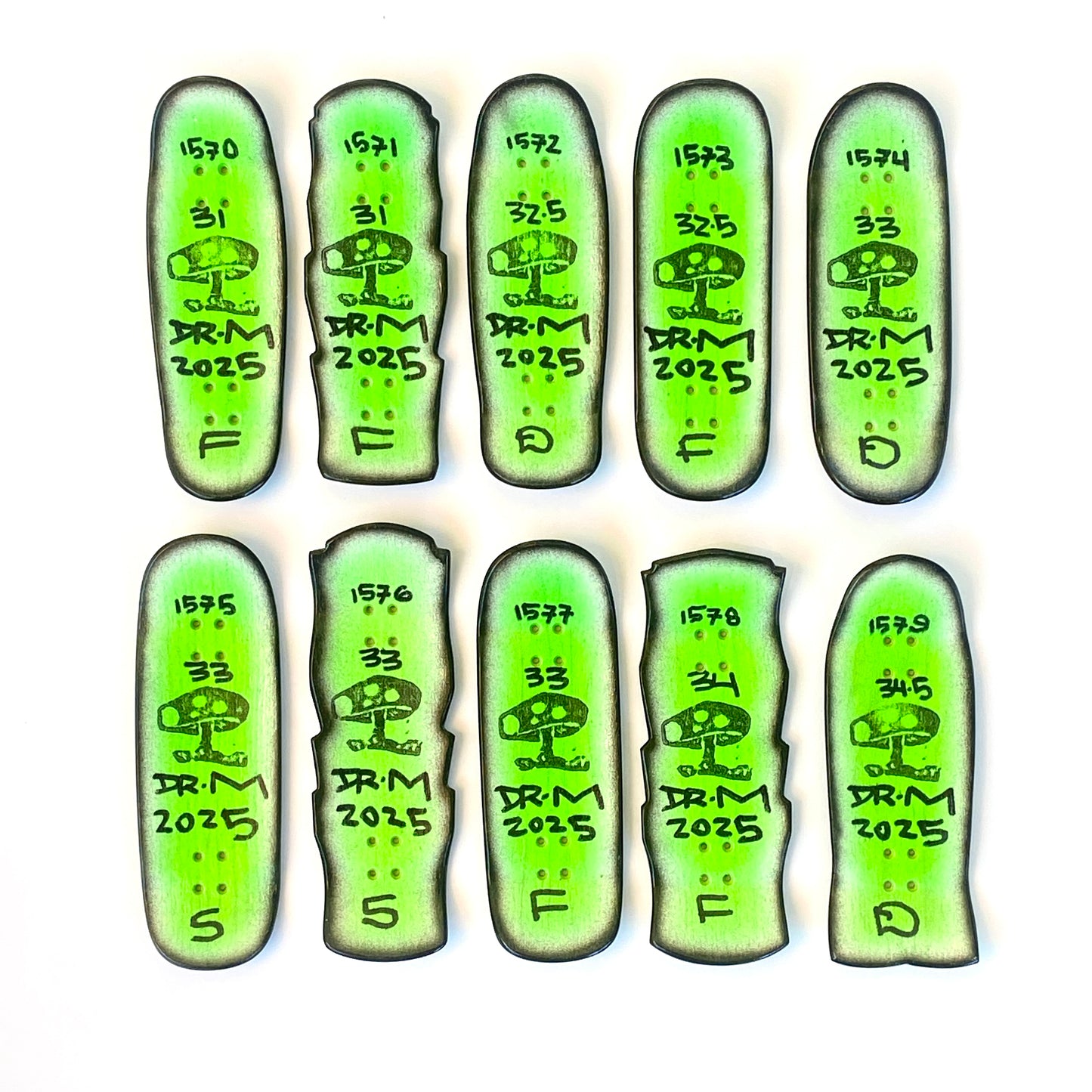 Dr.M’s airbrushed decks