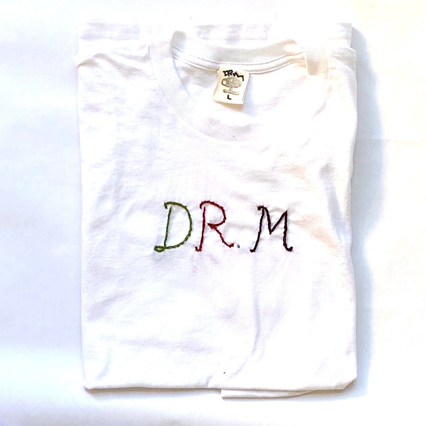 Dr.M’s embroidered T-shirts